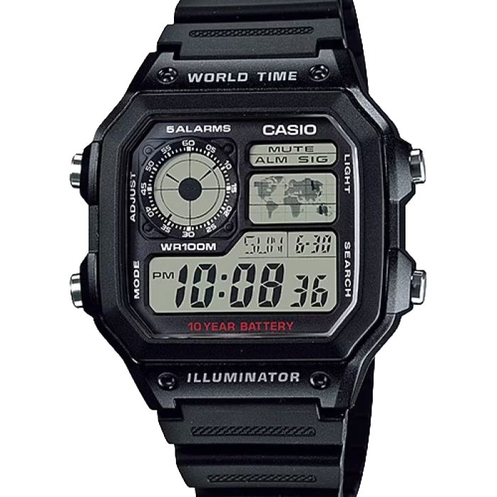 ساعت مچی کاسیو مدل AE-1200WH-1AVDF