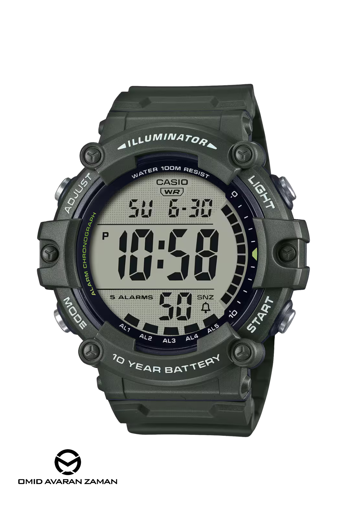 ساعت مچی کاسیو مدل AE-1500WHX-3AVDF