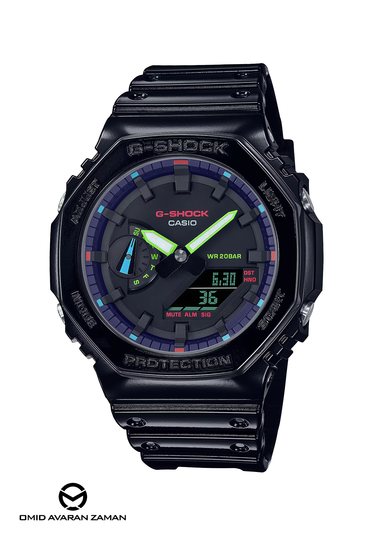 ساعت مچی کاسیو جی شاک مدل GA-2100RGB-1ADR