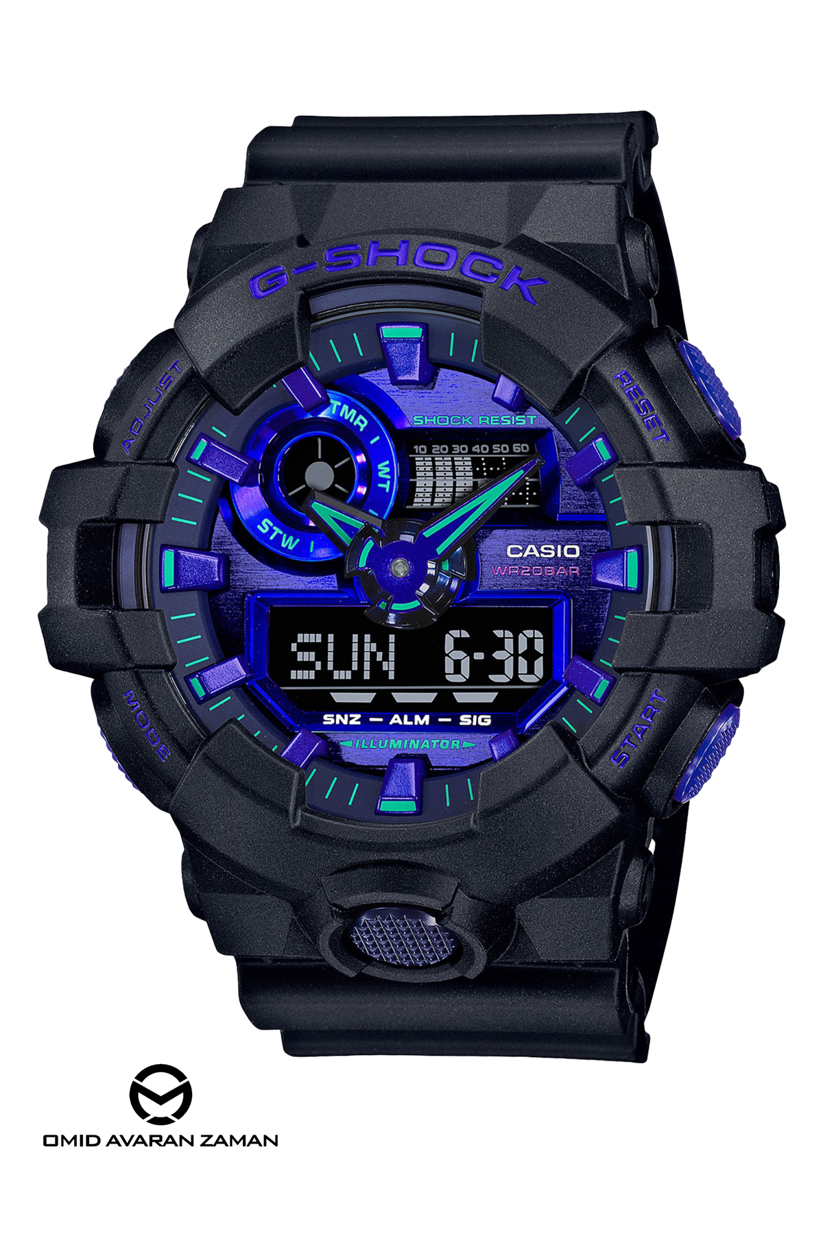 ساعت مچی کاسیو جی شاک مدل GA-700VB-1ADR