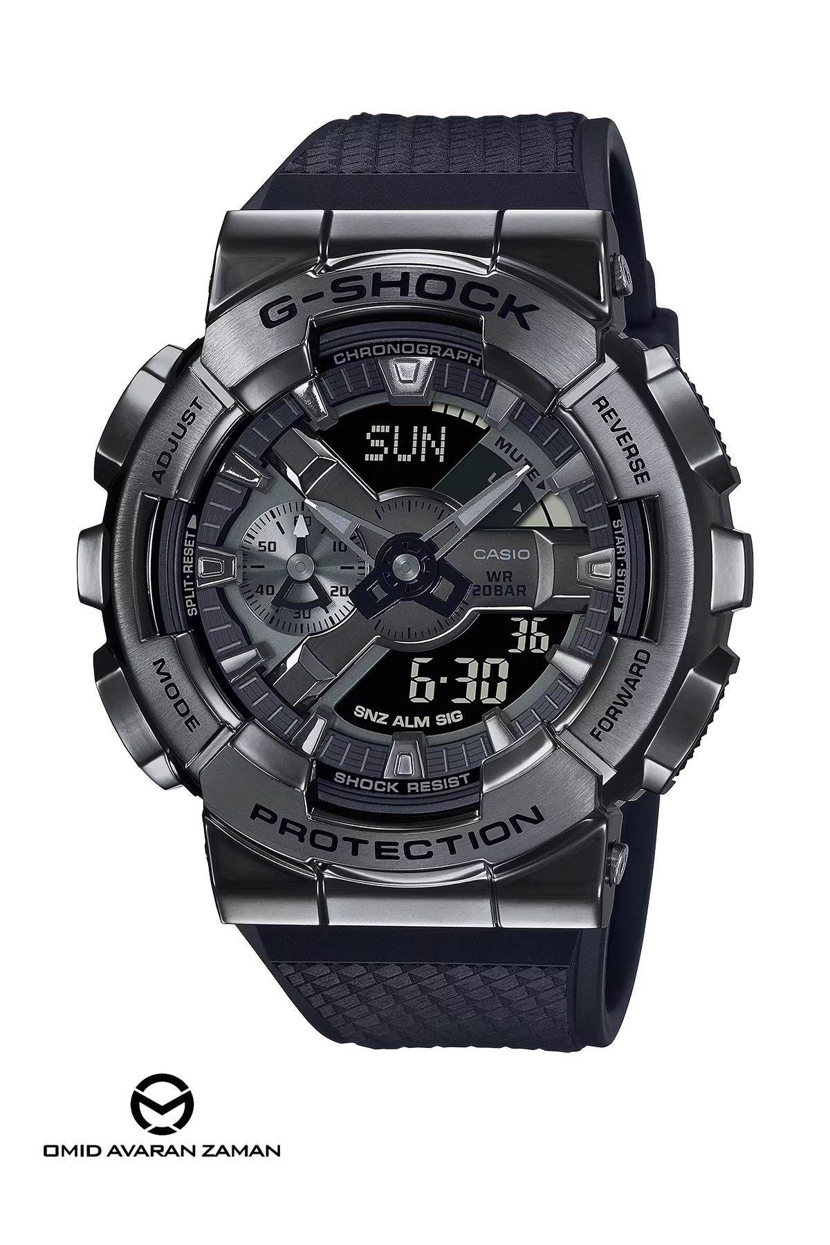 ساعت مچی کاسیو جی شاک مدل GM-110BB-1ADR